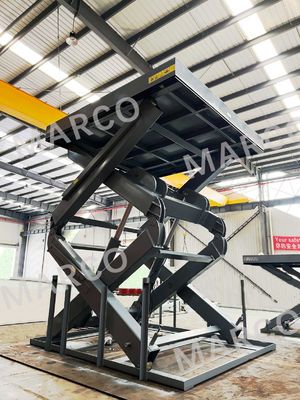 M6.5-100270-D22HK 10 Ton Heavy Duty Hydraulic Scissor Lift Table untuk Pelabuhan Pemuatan